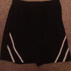 Black basketball shorts